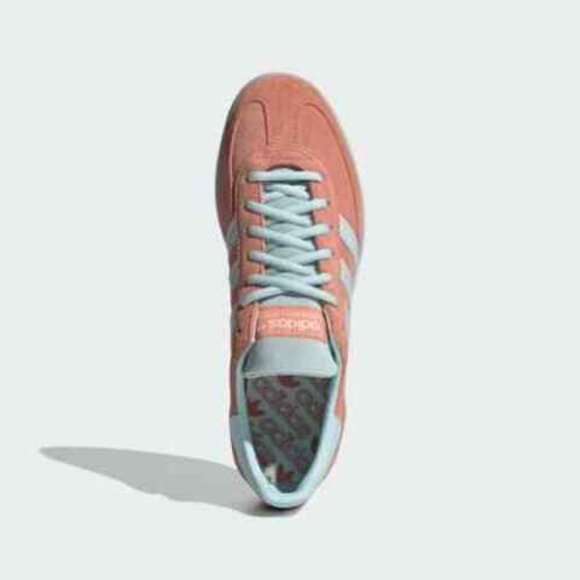 Adidas Handball Spezial Low Mens Casual Sneaker Shoes Peach IG6275 NEW Multi Sz